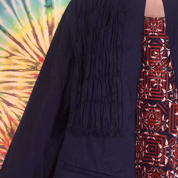 Chico’s Rouched Front Rachel Solid Midnight - Picture 2 of 8